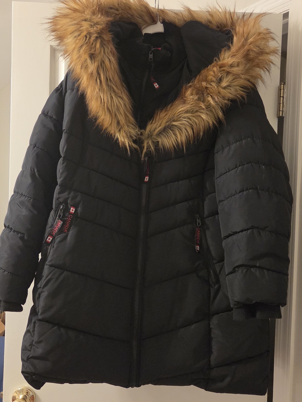 Canada Weathergear Parka With Faux Fur Trim Womens 1X